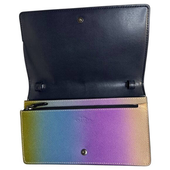 COACH OMBRE HAYDEN FOLDOVER CROSSBODY CLUTCH - Picture 3 of 8